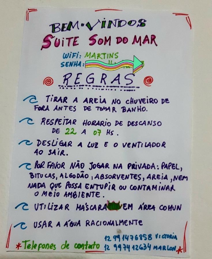 Suite Som Do Mar Da Vermelha Do Centro Ubatuba Exterior foto